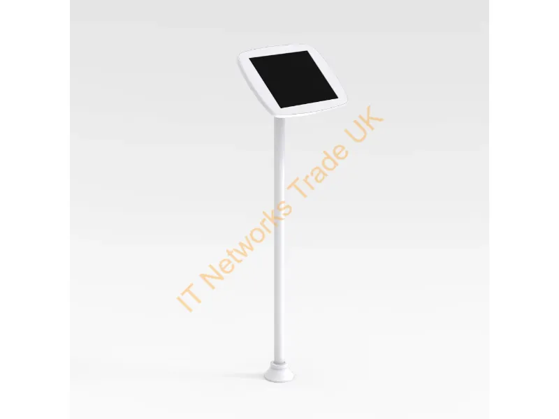 FSS-W1-SP6-MG - Bouncepad Floorstanding Slim | Microsoft Surface Pro 4/5/6/7 (2015 2019) | White | Covered Front Camera and Home Button |