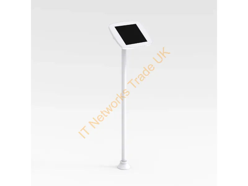 FSS-W4-TA3-MX - Bouncepad Floorstanding Slim | Samsung Galaxy Tab A 10.5 (2018) | White | Exposed Front Camera and Home Button |