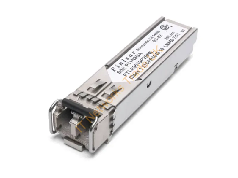 FTLF8519P2BNL Finisar Corporation 2Gb/s 1000Base-SX 850nm 550m Multi-Mode Duplex LC Connector SFP Transceiver Module