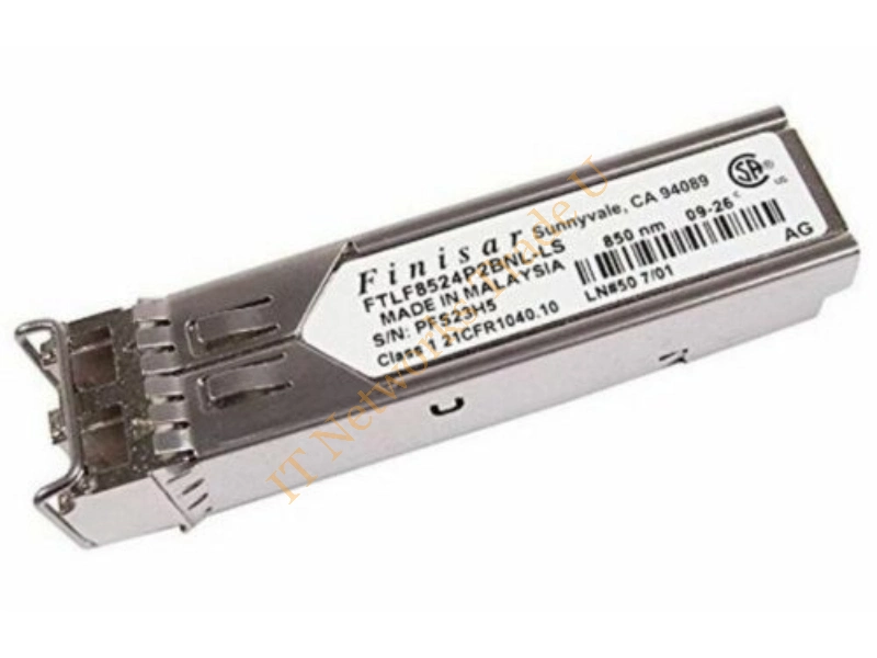 FTLF8524P2BNL Finisar Corporation 4.25Gb/s 1000Base-SX 850nm 500m Multi-Mode Duplex SFP Transceiver Module
