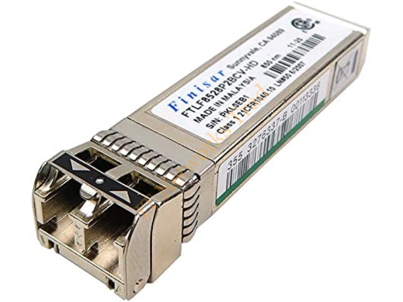 FTLF8528P2BCV-HD Finisar Corporation 8Gb/s 8GBase-SR 850nm 150m Short Wave SFP+ Transceiver Module