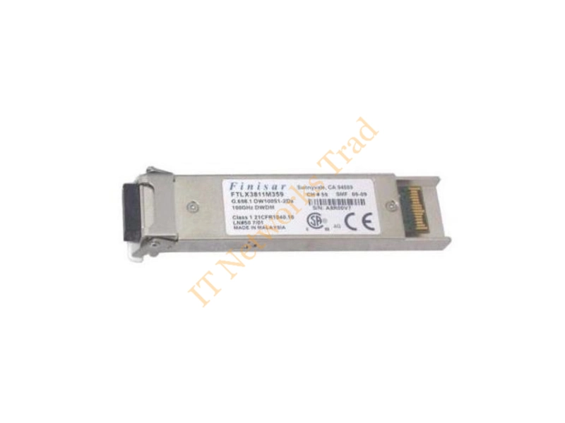 FTLX3613M321 Finisar 10Gbps 10GBase-DWDM Single-mode Fiber 40km 1560.61nm Duplex LC Connector XFP Transceiver Module