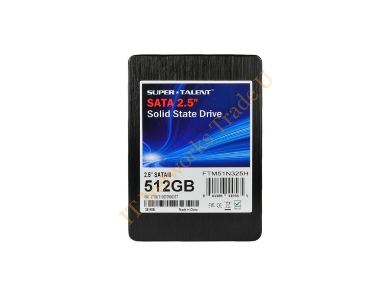 FTM51N325H Super Talent TeraNova 512GB 2.5 inch SATA3 Solid State Drive (TLC) SSD Storage