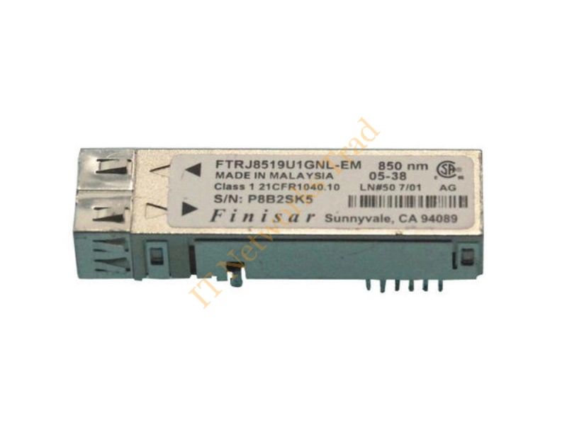 FTRJ8519U1GNL Finisar 2.125Gbps 1000Base-SX Multi-mode Fiber Short Wave 550m 850nm Duplex LC Connector SFP Transceiver Module