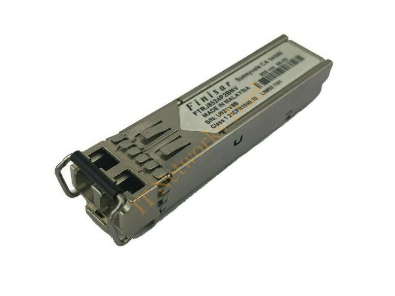 FTRJ8524P2BNV Finisar Corporation 4Gb/s 1000Base-SX 850nm 550m Multi-Mode Duplex LC Connector SFP Transceiver Module