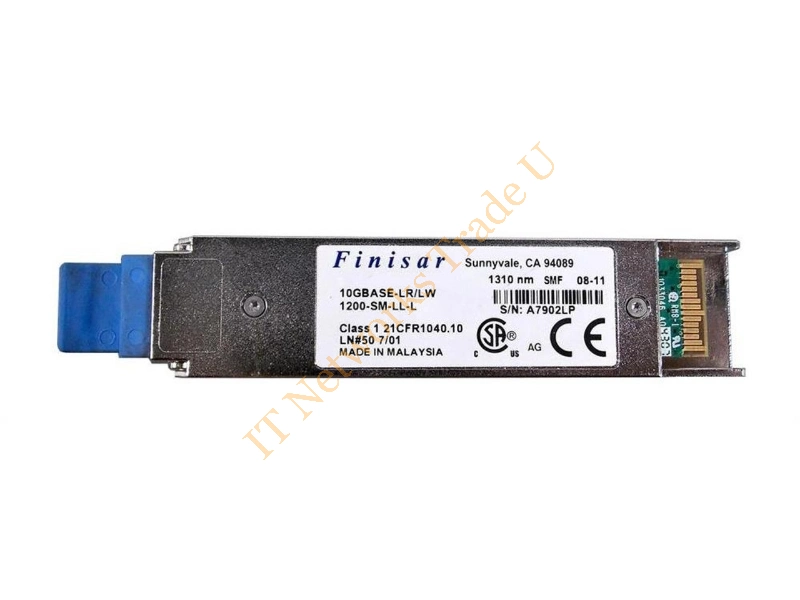 FTRX-1411D3 Finisar Corporation 10Gb/s 10GBase-LR 1310nm 10Km Multirate XFP Transceiver Module