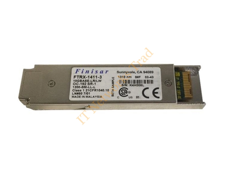 FTRX1411M3 Finisar 10Gbps 10GBase-LR Single-mode Fiber 10km 1310nm Duplex LC Connector XFP Transceiver Module