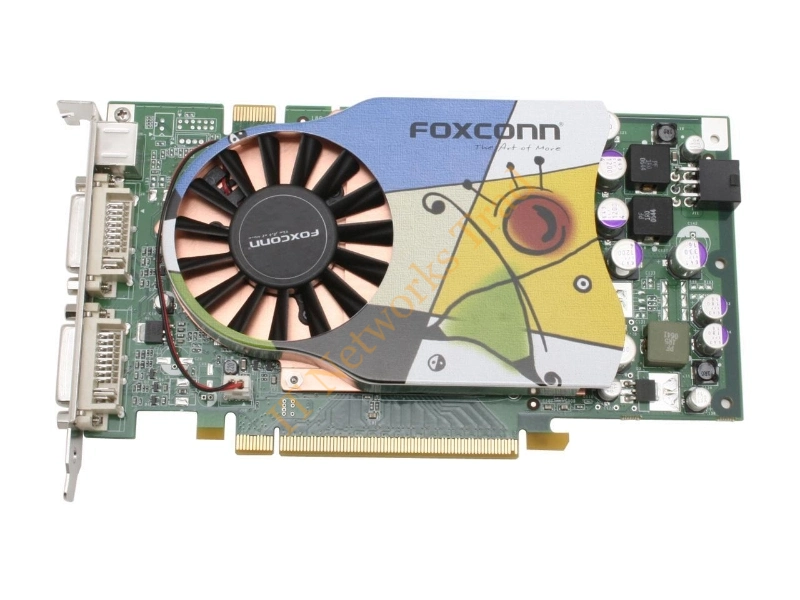FV-N79SM2D2-OC Foxconn nVidia GeForce 7900GS 256MB GDDR3 256-Bit Dual-Link DVI PCI Express x16 Video Graphics Card