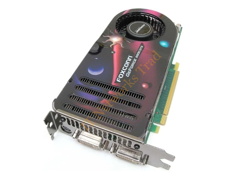 FV-N88SMBD2-ONOC Foxconn nVidia GeForce 8800GTS 640MB GDDR3 320-Bit Dual-Link DVI PCI Express x16 Video Graphics Card