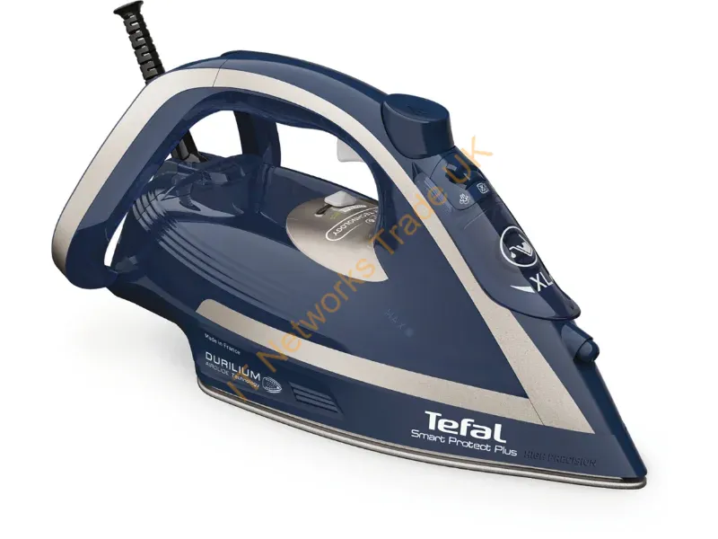 FV6872E0 - Tefal Smart Protect Plus FV6872 Dry & Steam iron Durilium Airglide soleplate 2800 W Blue