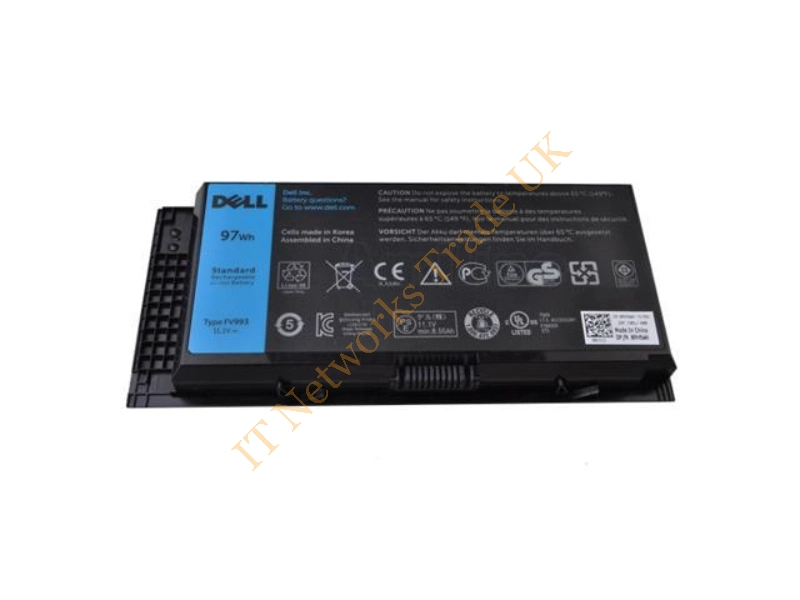 FV993 Dell 9-Cell 97WHr Li-Ion Battery Laptop Battery