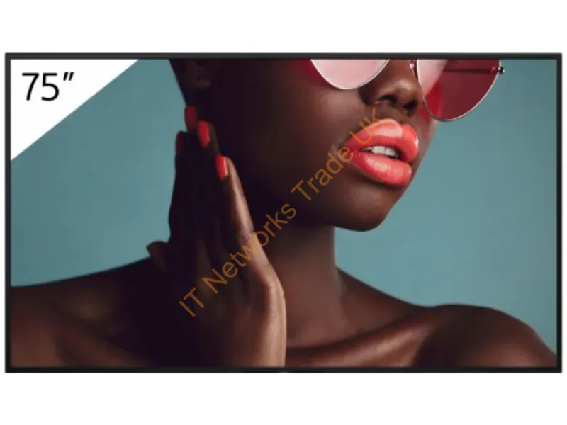 FW75BZ40L - Sony Fw-75Bz40L Signage Display Digital Signage Flat Panel 75" Lcd Wi-Fi 700 Cd/M 4K Ultra Hd Black Android 24/7