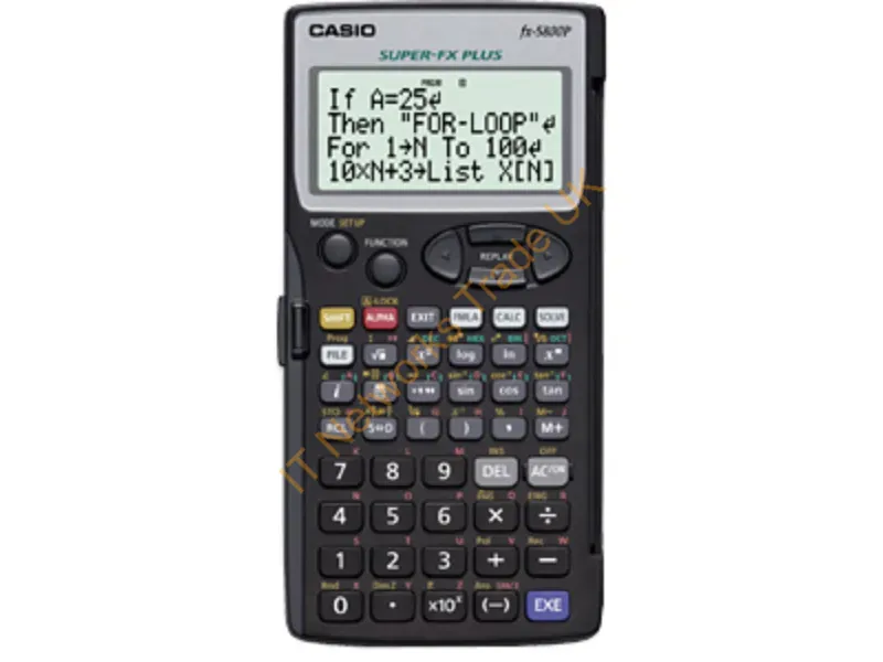 FX-5800P - Casio FX-5800P calculator Pocket Scientific Black