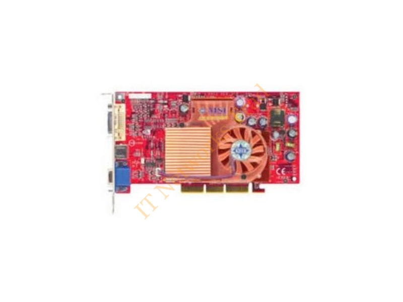FX5600XT-VTDR128 MSI 128MB DDR SDRAM AGP 8x DVI-I VGA Composite Video and S-Video Connectors Video Graphics Card