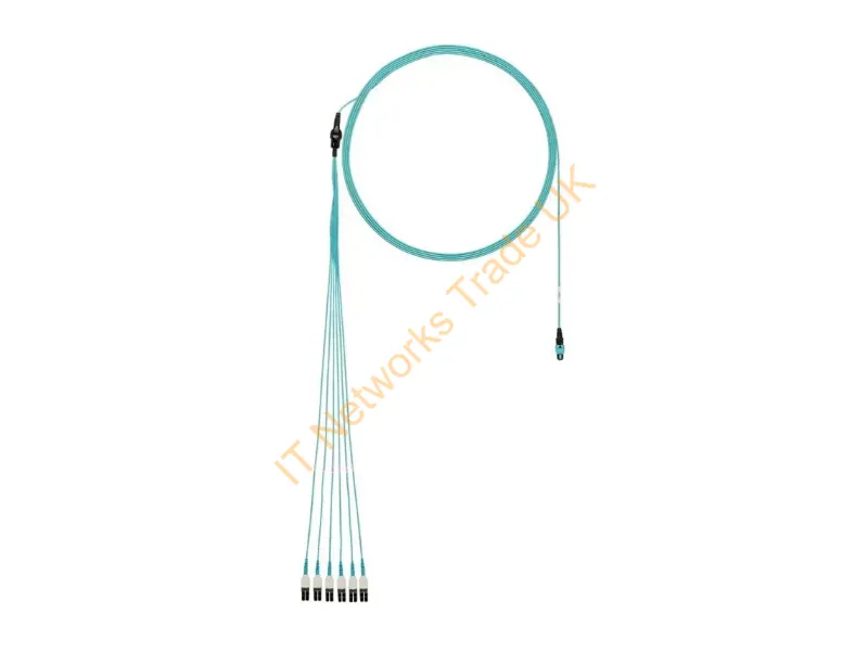 FX8RL8NQSVNM001 - Panduit Fx8Rl8Nqsvnm001 Infiniband/Fibre Optic Cable 39.4" (1 M) Panmpo 8X Lc Ofnp Om3 Aqua Color