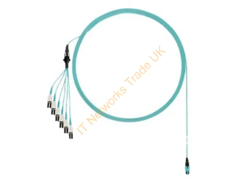 FXTRL8NQSONM001 - Panduit Fxtrl8Nqsonm001 Fiber Optic Cable 39.4" (1 M) Panmpo 12X Lc Om3 Aqua Color