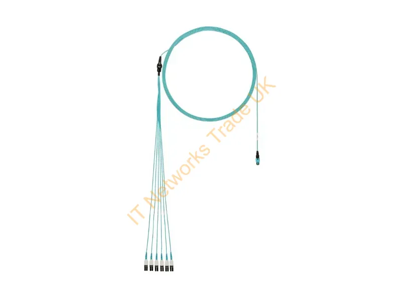 FXTRL8NUSSNM001 - Panduit Fxtrl8Nussnm001 Infiniband/Fibre Optic Cable 39.4" (1 M) Panmpo 12X Lc Om3 Aqua Color