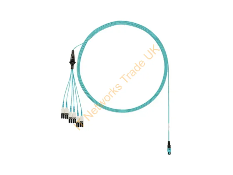FXTRP8NUHSNF004 - Panduit Om3 Mpo/Lc, 4Ft Infiniband/Fibre Optic Cable 48" (1.22 M) Mpo/Mtp Blue