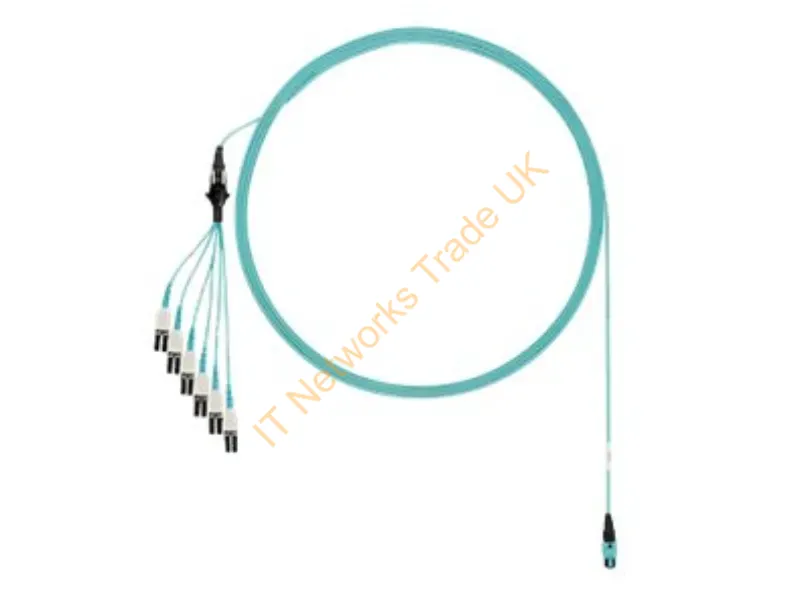 FXTRP8NUSSNF003 - Panduit Fxtrp8Nussnf003 Infiniband/Fibre Optic Cable 36" (0.914 M) Panmpo 12X Lc Om3 Aqua Color