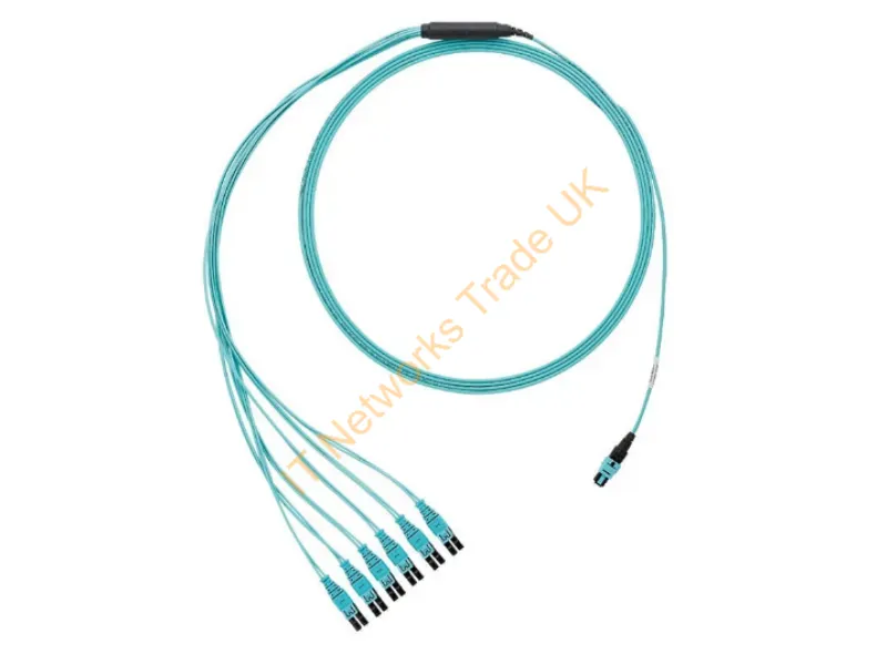 FZTRL8NQSONM009 - Panduit Fztrl8Nqsonm009 Infiniband/Fibre Optic Cable 354.3" (9 M) Panmpo 12X Lc Om4 Aqua Color
