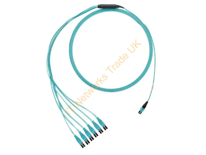 FZTRL8NQSONM4.5 - Panduit Fztrl8Nqsonm4.5 Infiniband/Fibre Optic Cable 177.2" (4.5 M) Panmpo 12X Lc Om4 Aqua Color