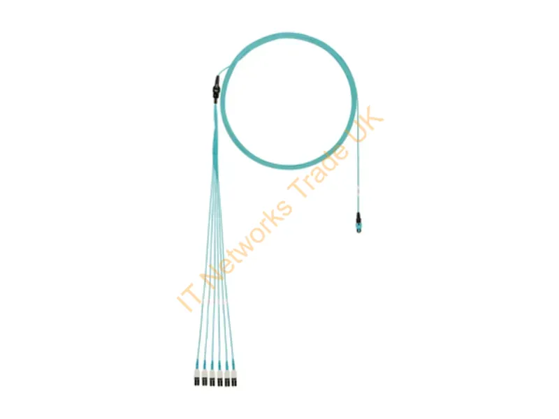 FZTRP8NUSSNF006 - Panduit Om4 Mpo/Lc, 6Ft Infiniband/Fibre Optic Cable 72" (1.83 M) Mpo/Mtp Blue