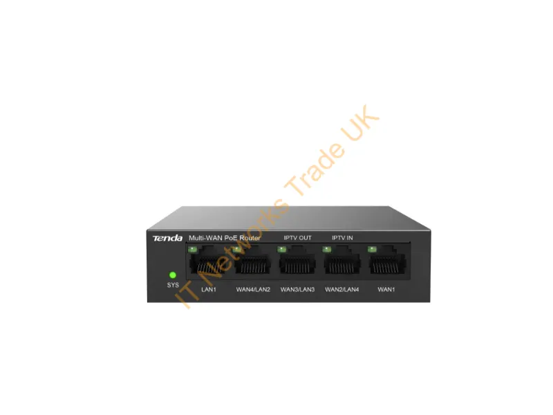 G0-5G-POE - Tenda G0-5G-Poe Wired Router Gigabit Ethernet Black