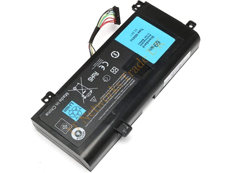 G05YJ Dell 6-Cell Battery 69WHr 6400 Alienware 14 Laptop Battery
