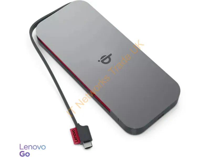 G0A3LG1WWW - Lenovo Go Lithium Polymer (Lipo) 10000 Mah Wireless Charging Gray