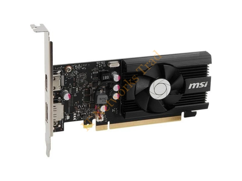 G103024PC MSI nVidia GeForce GT 1030 2GD4 LP OC 2GB DDR4 HDMI/DisplayPort Low Profile PCI-Express Video Graphic Card