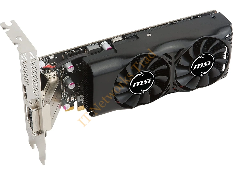 G1050T4TP MSI nVidia GeForce GTX 1050 TI 4GB GDDR5 DVI/HDMI/DisplayPort Low Profile PCI-Express Video Graphic Card