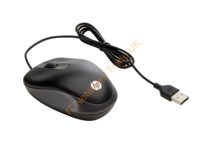 G1K28AA#ABA HP 3-Buttons Scrolling wheel USB Travel Mouse