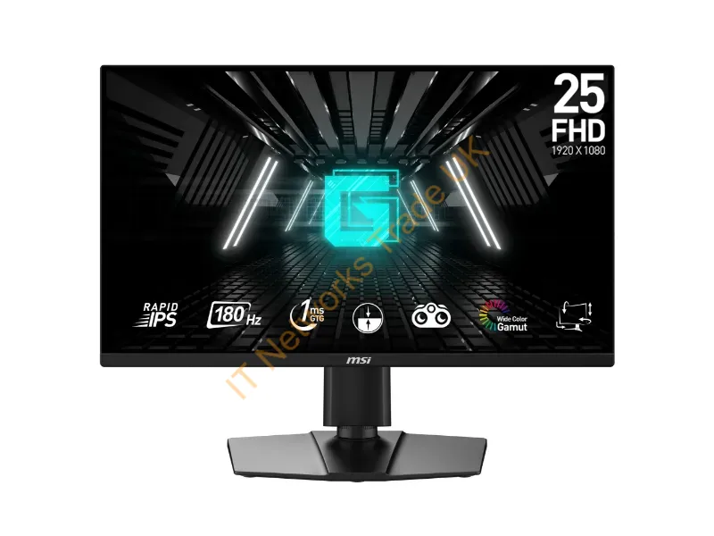 G255PFE2 - Msi G255Pf E2 Computer Monitor 24.5" 1920 X 1080 Pixels Full Hd Lcd Black