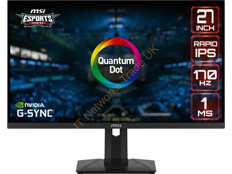 G274QPFQD - Msi G274Qpf-Qd Computer Monitor 27" 2560 X 1440 Pixels Quad Hd Black