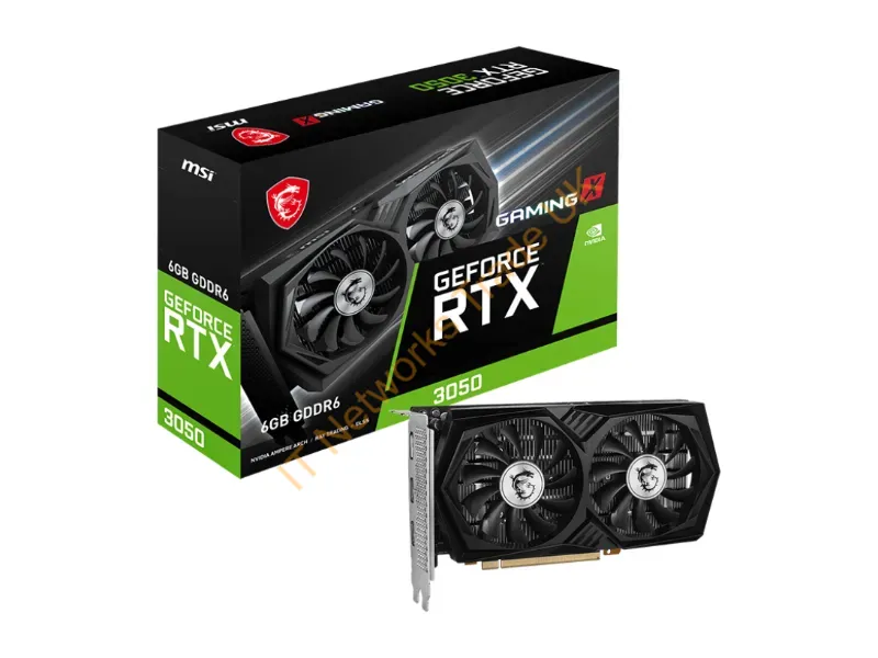 G3050GX6 - Msi Gaming Geforce Rtx 3050 X 6G Nvidia 6 Gb Gddr6