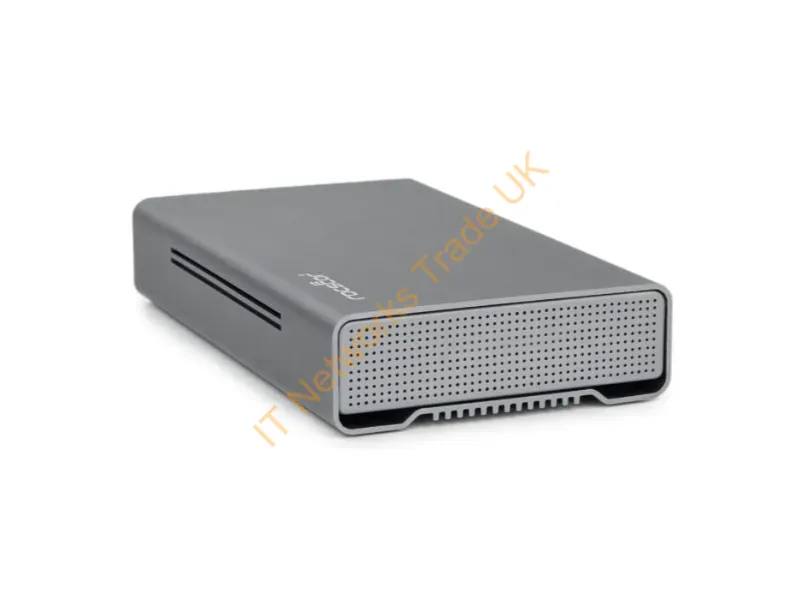 G35137-A1 - Rocstor Rocpro D90 - 28Tb - 7200 Rpm - 28 Tb - 72K - Usb 3.1 10Gbps - Aluminum Gray - Slim A/C Adapter, Usb-C To Usb-C And Usb-C To Usb Type-A Cables - Mac &