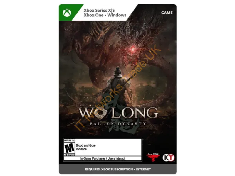 G3Q-01505 - Microsoft Wo Long: Fallen Dynasty Standard Xbox One/Xbox Series X/Xbox Series S/Pc