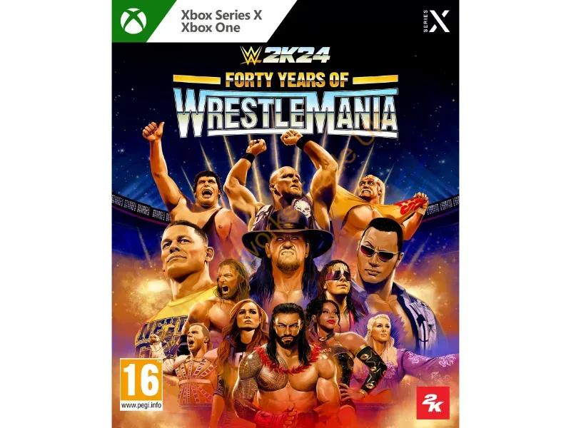 G3Q-02224 - Microsoft Wwe 2K24 Forty Years Of Wrestlemania Edition (Xbox One, Xbox Series X|S) Game Of The Year Multilingual Xbox One/One S/Series X/S