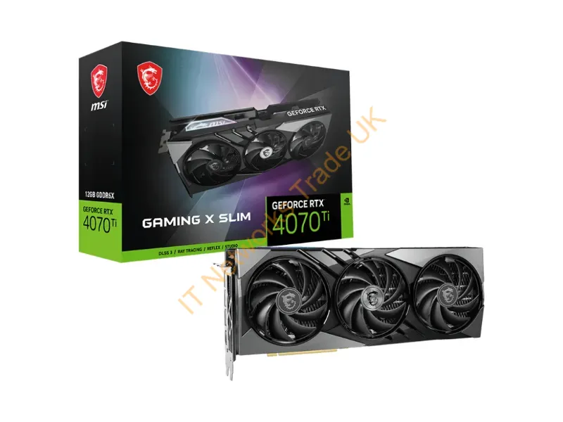 G407TGXS12 - Msi Gaming Geforce Rtx 4070 Ti X Slim 12G Graphics Card Nvidia 12 Gb Gddr6X