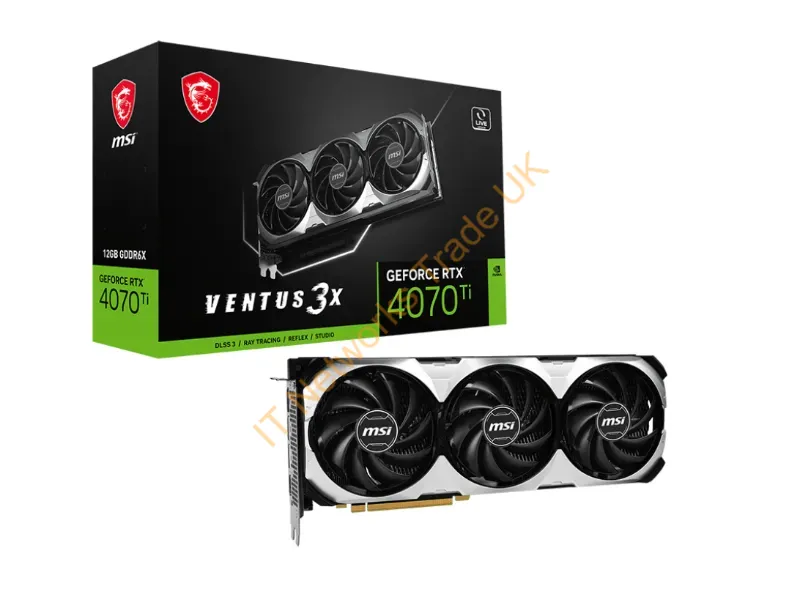 G407TV3X12 - Msi Ventus Geforce Rtx 4070 Ti 3X 12G Graphics Card Nvidia 12 Gb Gddr6X
