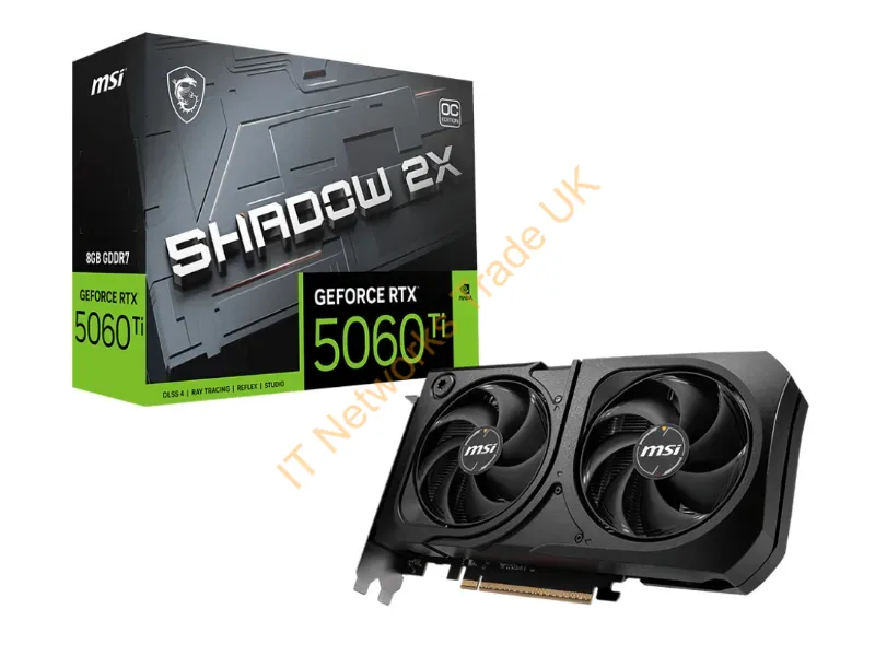G506T-8S2CP - Msi Geforce Rtx 5060 Ti 8G Shadow 2X Oc Plus Graphics Card Nvidia 8 Gb Gddr7