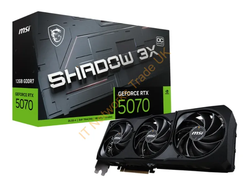 G5070-12S3C - Msi Geforce Rtx 5070 12G Shadow 3X Oc Nvidia 12 Gb Gddr7