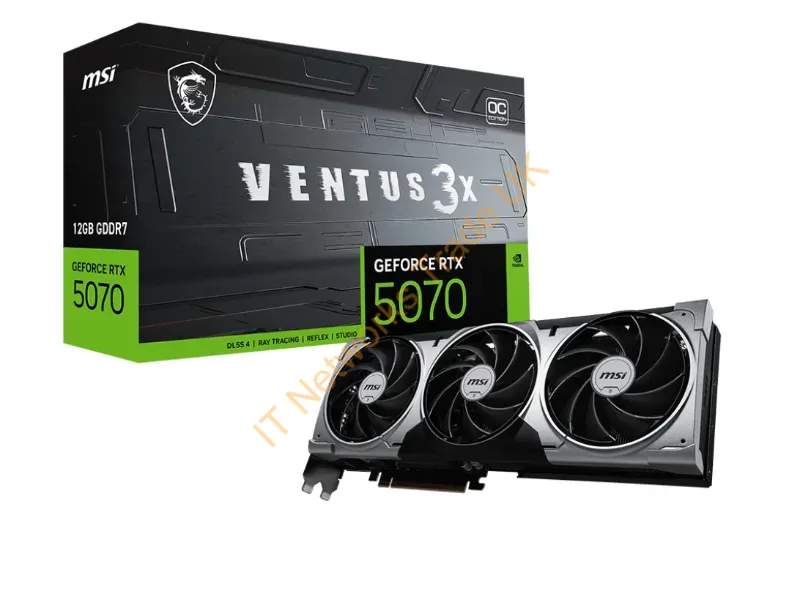 G5070-12V3C - Msi Ventus Geforce Rtx 5070 12G 3X Oc Nvidia 12 Gb Gddr7