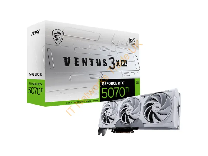 G507T-16V3ZC - Msi Geforce Rtx 5070 Ti 16G Ventus 3X Pz Oc Graphics Card Nvidia 16 Gb Gddr7