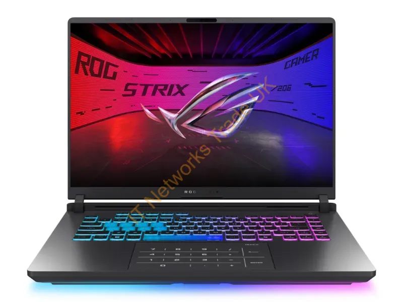 G615JMR-DS94 - Asus Rog Strix G16 G615Jmr-Ds94 Intel Core I9 I9-14900Hx Laptop 16" Wuxga 16 Gb Ddr5-Sdram 1 Tb Ssd Nvidia Geforce Rtx 5060 Wi-Fi 7 (802.11Be) Windows 11 Home Gray