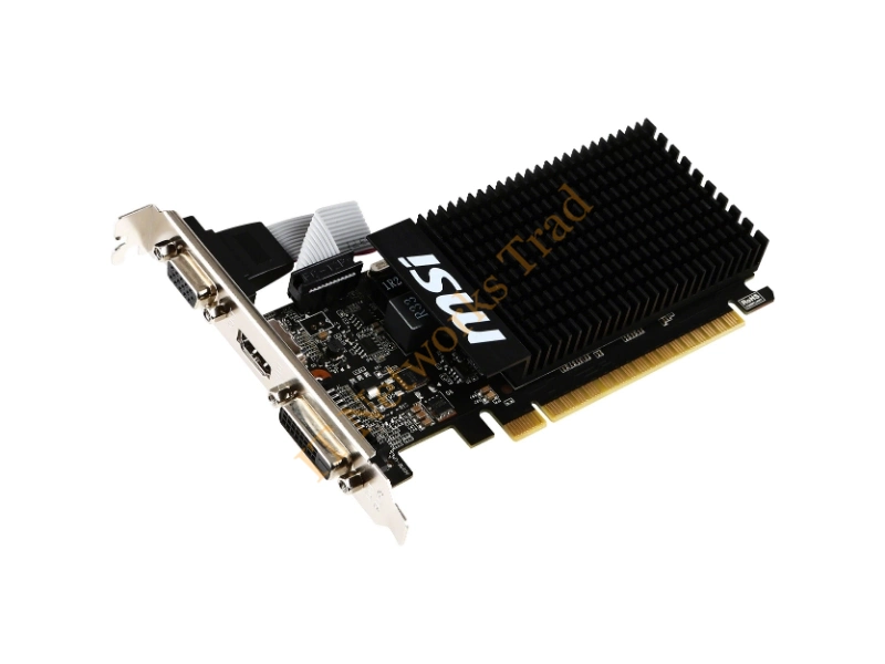 G7101D3HP MSI nVidia GeForce GT 710 1GB DDR3 VGA/DVI/HDMI Low Profile PCI-Express Video Graphic Card