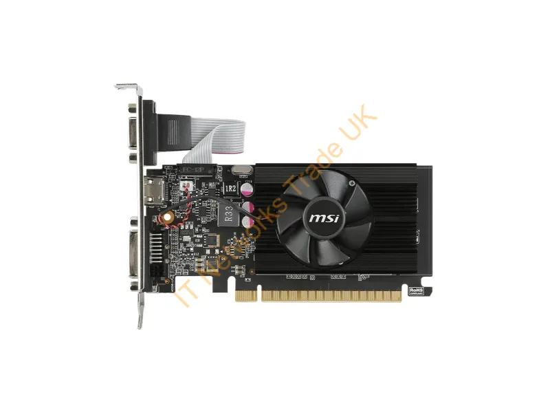 G7102D3P MSI nVidia GeForce GT 710 2GB DDR3 VGA/DVI/HDMI Low Profile PCI-Express Video Graphic Card