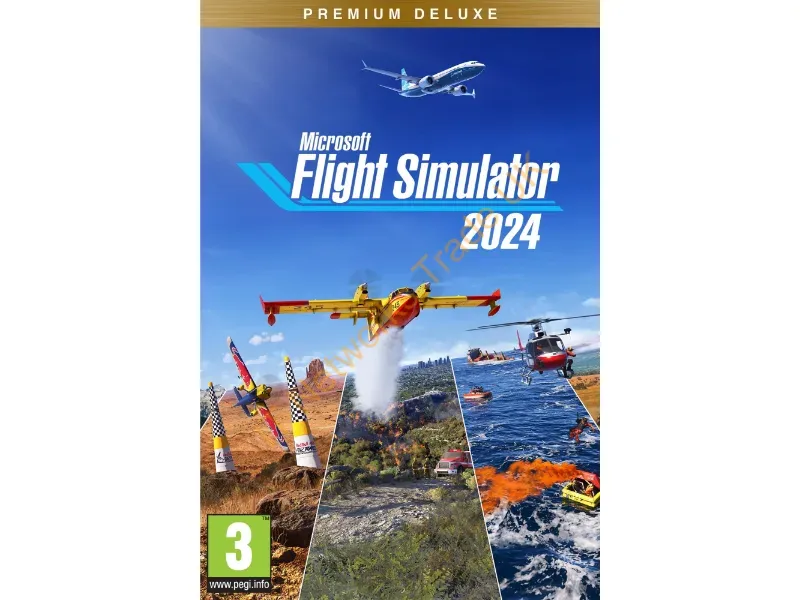 G7Q-00333 - Microsoft Flight Simulator 2024 - Premium Deluxe Edition (Xbox, Pc) Multilingual Xbox Series X/Xbox Series S/Pc