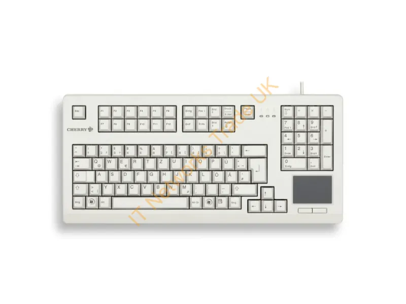 G80-11900LUMEU-0 - Cherry Touchboard G80-11900 Keyboard Industrial Usb Qwerty English Gray