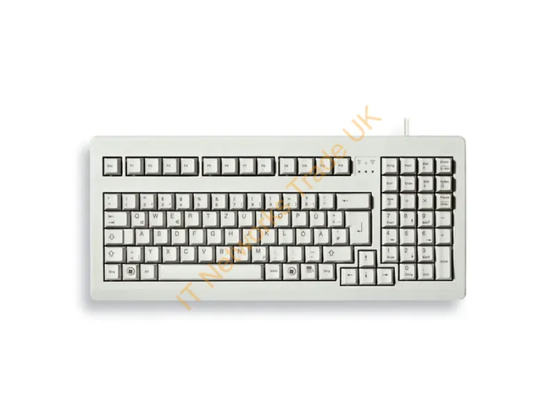 G80-1800LPCEU-0 - Cherry G80-1800 Keyboard Universal Usb Qwerty English Gray